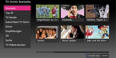Telekom Entertain TV Archiv in neuem Gewand (benutzerfreundlicher)