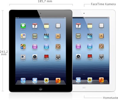 iPad 3: der neue Tablet PC von Apple mit Retina Display und mehr